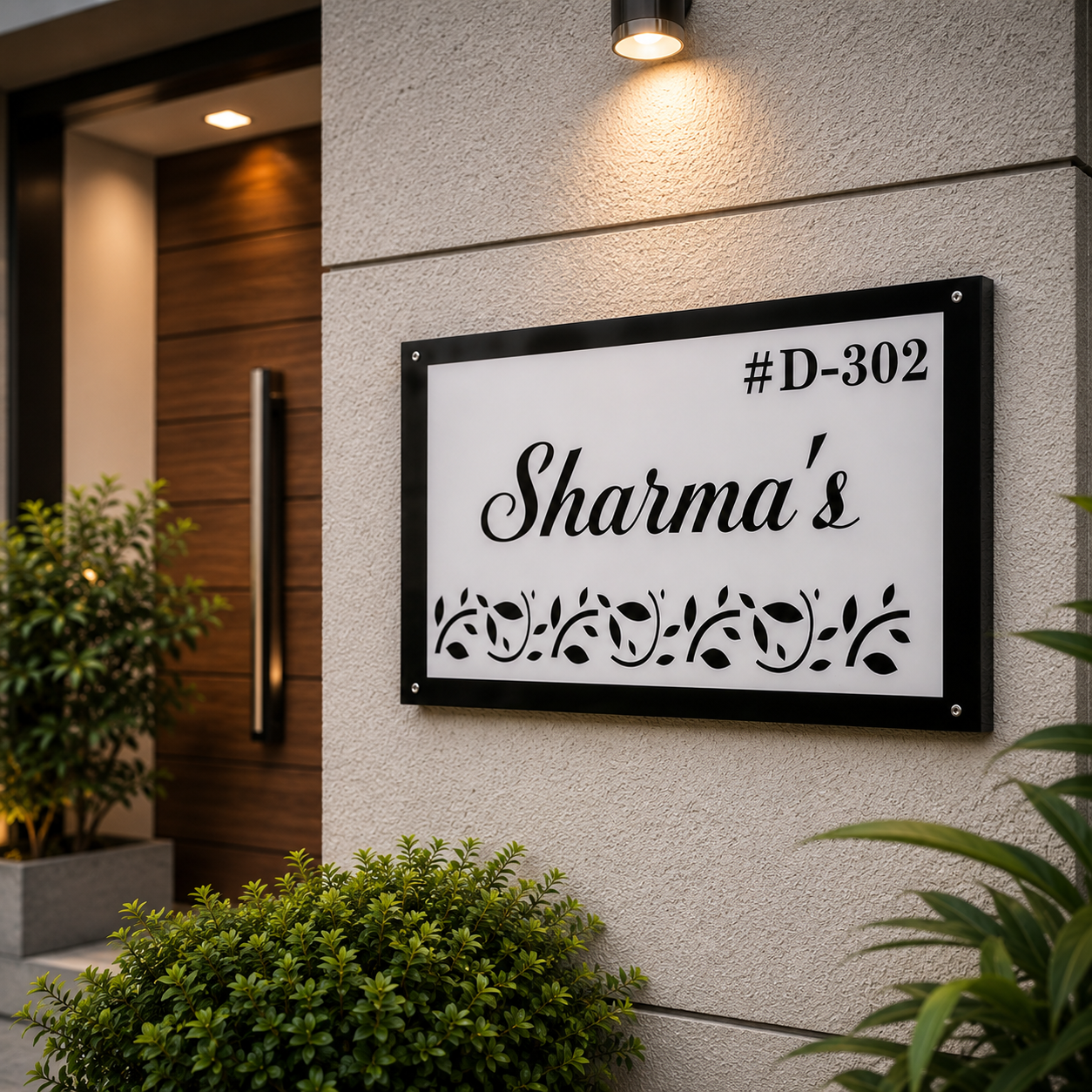 Seemlo Personalized Acrylic Name Plate