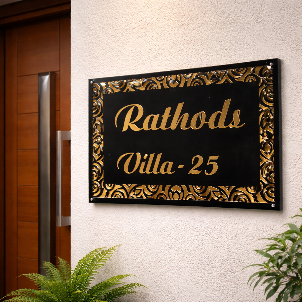 Seemlo Luxury Acrylic Name Plate