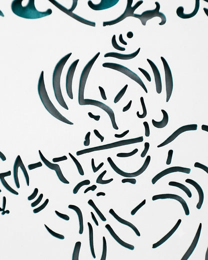Illuminated Lord Krishna LED Wall Art Panel