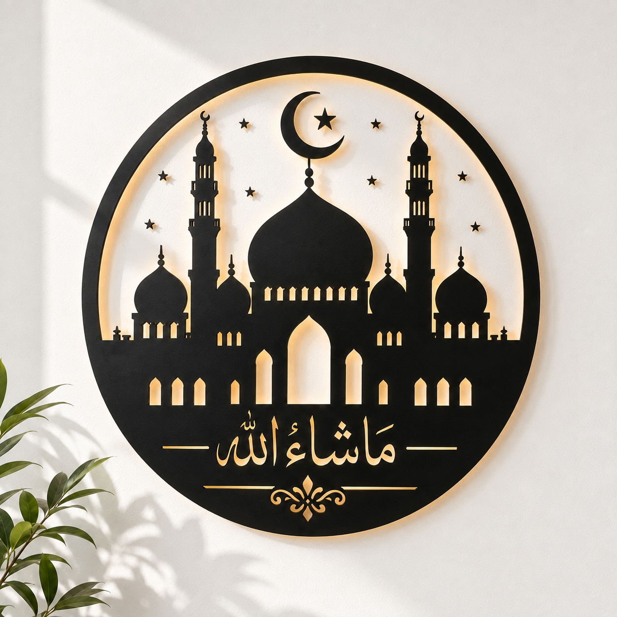 Islamic Masha Allah Acrylic Wall Art