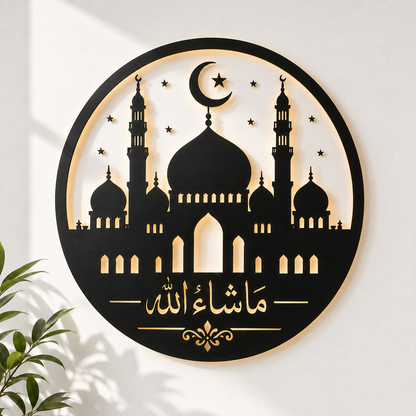 Islamic Masha Allah Acrylic Wall Art