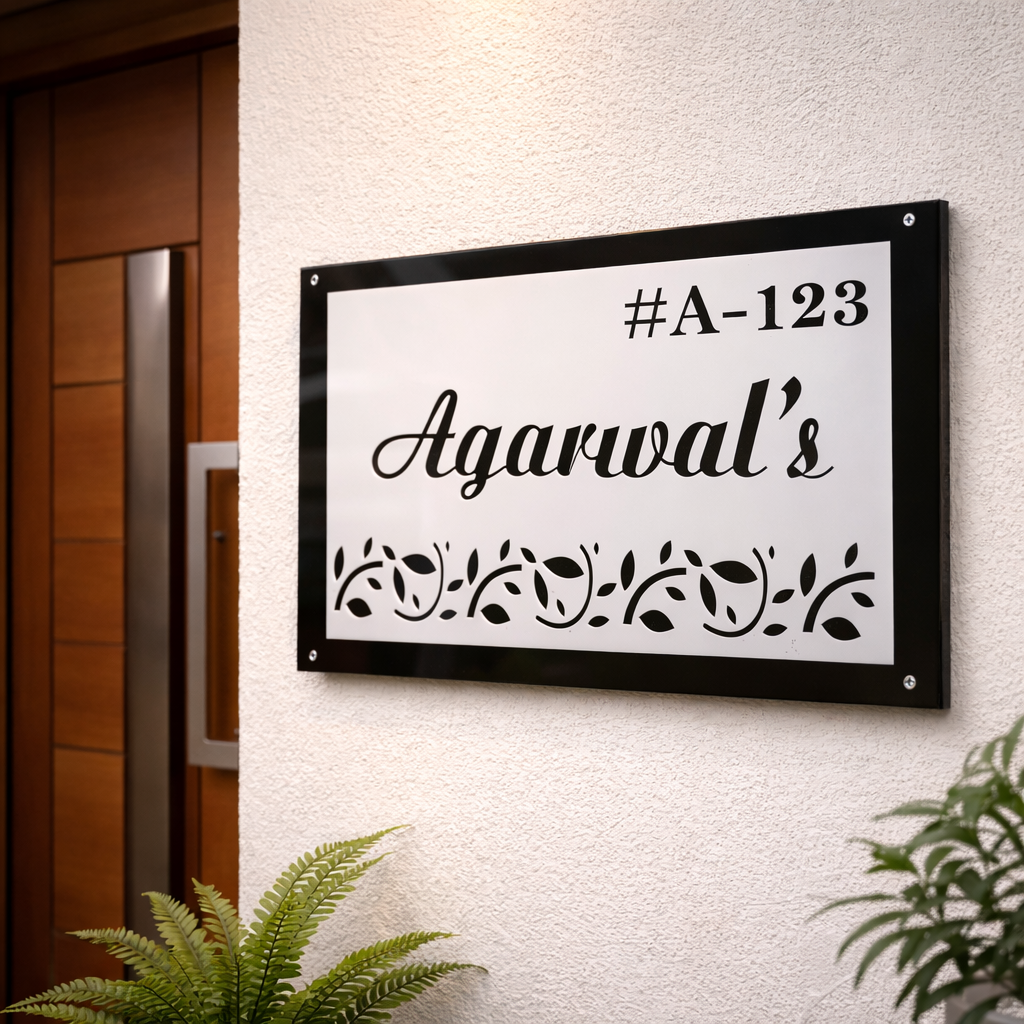 Seemlo Personalized Acrylic Name Plate