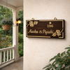 Personalized Wooden Nameplate for Home