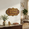 Customized Wooden Name Plate for Home Entrance | Premium Family Name Board